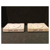 Two Sony PlayStation 1 Consoles