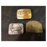 Phillips 66 Chinook and 1976 USA Buckles