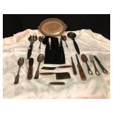 Mixed Flatware and Serving Piece Lot