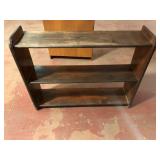 Primitive Pine 3-Shelf Bookcase