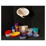 Plastic Storage Containers and Kitchen Tools Lot