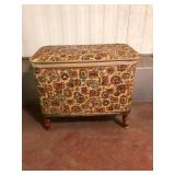 Pearl-Wick Vintage Wicker Hamper