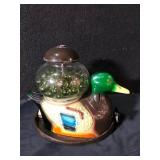 Carousel Mallard Duck Gumball Bank
