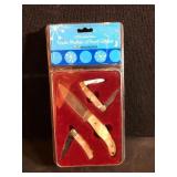 Winchester 2005 Mother of Pearl 3 Knife Set