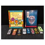 Variety Bible Hot Wheels and Books Lot