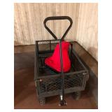Steel Yard Cart and EarthWay Seeder