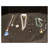 Boho Pendant and Beaded Necklace Lot