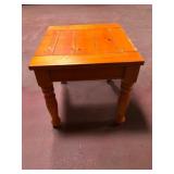 American Primitive Pine Side Table