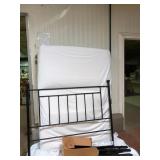 Full Size Metal Bed Frame and Mattress