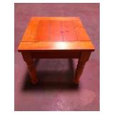 American Primitive Pine Side Table