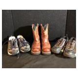 Ariat Fatbaby Boots and Athletic Sneakers Lot