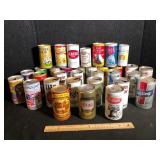 Vintage Aluminum Pull-Tab Beer Cans Lot