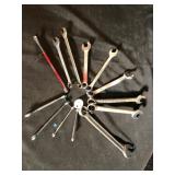 Combination Wrench Lot of 9 Herbrand Workzone