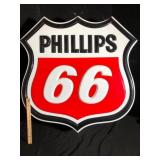 Phillips 66 Lighted Shield Sign 33 x 34 In