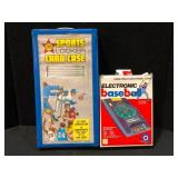 Entex Electronic Baseball and Baseball Card Lot