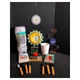 Garden and Outdoor Items Tools and Decor Lot