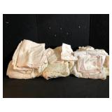 Full Size Bed Linens Lot Eyelet and Floral