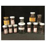 Glass Honey Jar Lot Local Missouri Labels