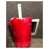 Regal Red Aluminum Pitcher 1960s 2 Quart