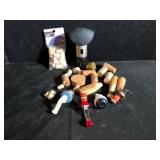 Lot of Wine Corks Bottle Stoppers and Opener