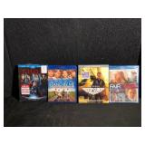 Lot of Four Blu-ray Movies Top Gun and Thor