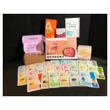 Skincare Lot Face Masks and LED Mask