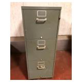 Vintage General Fireproofing Steel File Cabinet