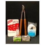 Hardware Variety Lot Screws Nails and Snips
