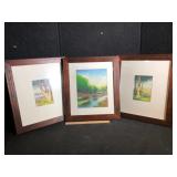 Hallmark Framed Landscape Prints Set of 3
