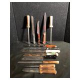 Kitchen Variety Lot of Kitchen Knives