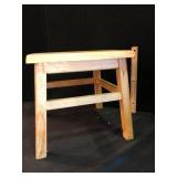 Wooden Step Stool with Hand Hole