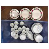 China Garden and Tienshan Dinnerware Set