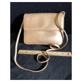Preston and York Leather Crossbody Bag Gold