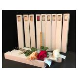 Long Stem Preserved Roses Lot in Gift Boxes