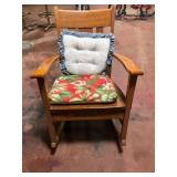 Antique Mission Oak Arm Rocker 36in