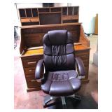 Oak Roll Top Desk with S-Curve Tambour