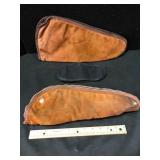 Lot of Leather and Nylon Pistol Cases