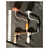 Vintage Bit Brace Hand Drills Lot of 2