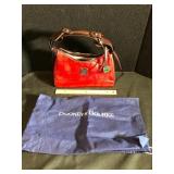 Dooney and Bourke Red Croc-Embossed Handbag