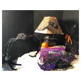 Halloween Decor Lot Spiders and Pumpkins