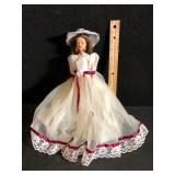 Collector Barbie Doll Cream Gown and Hat