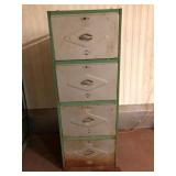 Safeway Food Locker Steel File Cabinet 4-Drawer