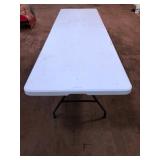 Peakform White 8ft Folding Banquet Table