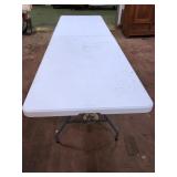Peakform White 8ft Folding Banquet Table