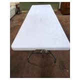 Peakform White 8ft Folding Banquet Table