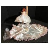 Mattel Barbie Doll White Satin Bridal Gown