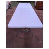 Peakform White 8ft Folding Banquet Table