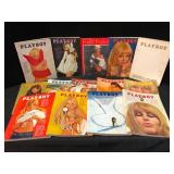 Vintage Playboy Magazines Lot of 14