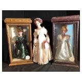 Franklin Mint Heirloom Porcelain Dolls Lot