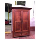 Solid Wood Armoire Wardrobe 47in Wide
